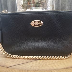 Coach Large Wristlet 19 in Black